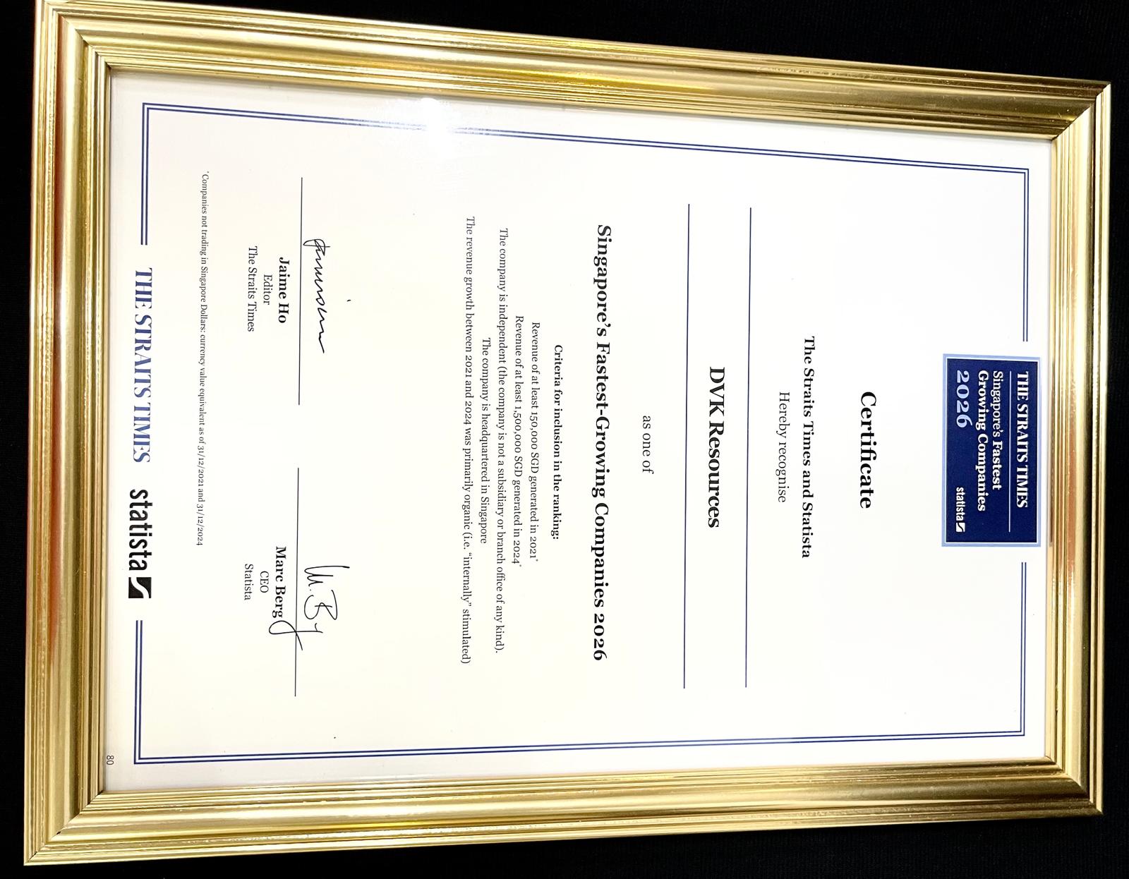 Awards & Achievements