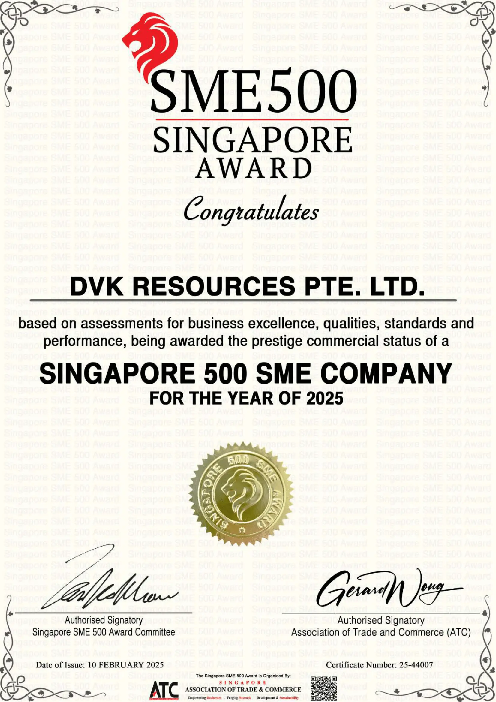 Awards & Achievements